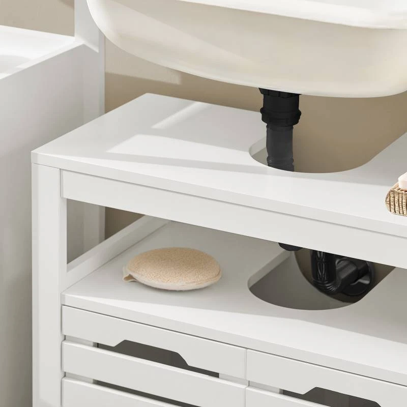 Meuble Sous-Lavabo BZR58-W 5 Meuble Sous-Lavabo BZR58-W – Image 5