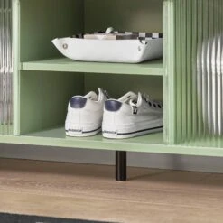 Meuble Bas Entrée FSR115-GR -Sobuy 0b28ec88837241bda9ee47dc11a04b74