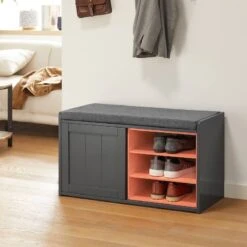 Meuble à Chaussures Blanc FSR109-WN -Sobuy 0c10ed7b34d14df0a6d6ce534ff09044