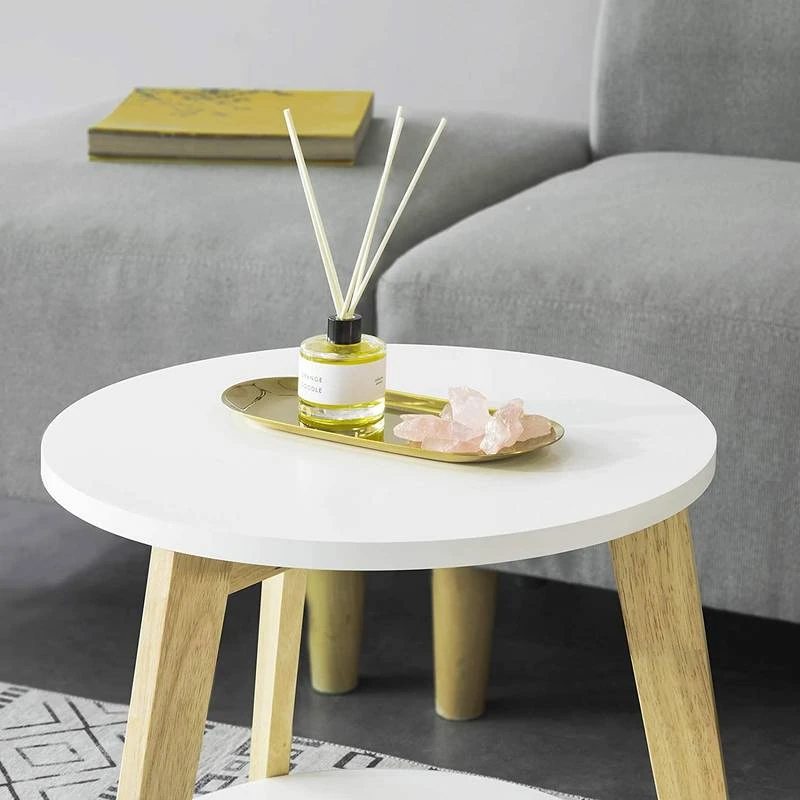 Lot De 2 Tables D'Appoint FBT75-W 5 Lot De 2 Tables D'Appoint FBT75-W – Image 5