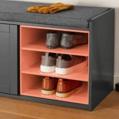 Meuble à Chaussures Blanc FSR109-WN -Sobuy 127373c2bbb648d8947c9e123a1e16ba