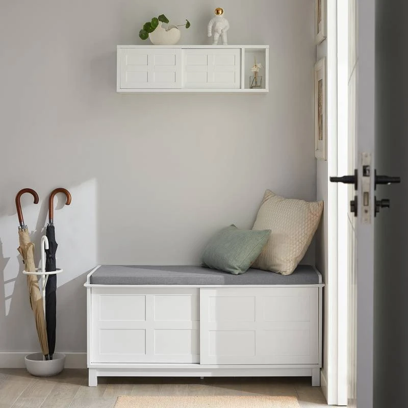 Banc De Rangement à Chaussures FSR86-W 2 Banc De Rangement à Chaussures FSR86-W – Image 2