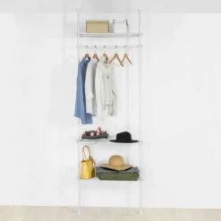 Rangement Pour Vêtement KLS07-W -Sobuy 23faa2dbcd0344f090b7b9640af6aad8