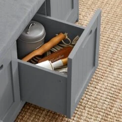 Banc à Chaussures FSR80-SG -Sobuy 28bc990f0d6b40a7987c6535ac725cb5