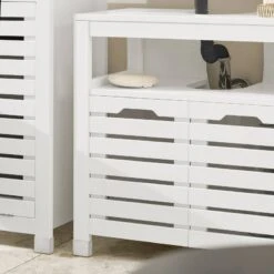 Meuble Sous-Lavabo BZR58-W 10 Meuble Sous-Lavabo BZR58-W -Sobuy 2920c3e3d17b40dba4ee8648995ffd36