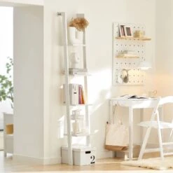 Bibliothèque Étagère Murale FRG15-W -Sobuy 2beb09eb306645e18cd49a81466fa572