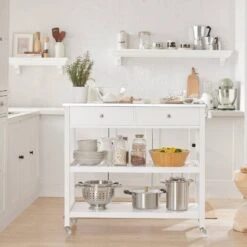 Desserte De Cuisine FKW47-SCH 27 Desserte De Cuisine FKW47-SCH -Sobuy 3057260efbd1463bbbbfe525a71fceef