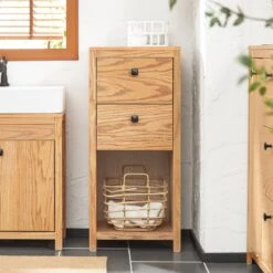 Meuble Bas De Salle De Bain BZR99-N -Sobuy 30a5ffbac9ff4a73aa45bea8b3bcce15