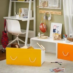 Coffre à Jouets KMB73-W -Sobuy 31f31d20464b41efa24c478dc19c53ad