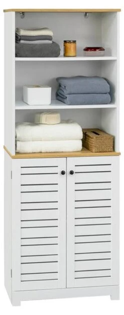 Meuble Colonne De Salle De Bain BZR44-W