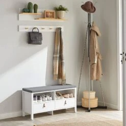 Banc à Chaussures FSR106-W -Sobuy 36f20673b73248d594c9836ffde0bf70