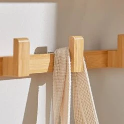 Étagère Murale Porte-manteau FHK06-N -Sobuy 3a6c946c3115460b82d5c7ca95fc2ccb