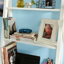 Table Bureau Etagère Echelle FRG60-W 9 Table Bureau Etagère Echelle FRG60-W -Sobuy 414a3dc9f4034934ae0d7ece7cea59c9