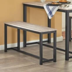 Table à Manger + 2 X Bancs OGT25-N -Sobuy 45aaf7721e9442c8b59f0b29ac683e1d