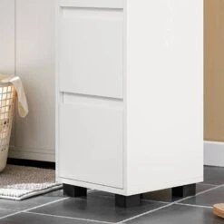 Meuble Bas De Salle De Bain BZR29-W -Sobuy 46502fcddf254ca5ad651eef6321e9ff