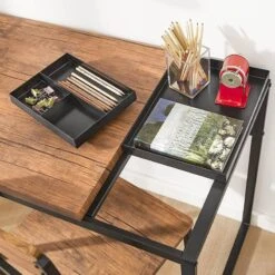 Set De 1 Bureau + 1 Chaise FWT60-N -Sobuy 48c824c24b0e4c0983693cac20e87b75