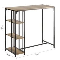 Table Haute Table De Bar FWT84-PF -Sobuy 4fc4e81c4081438d8589102d0be79738