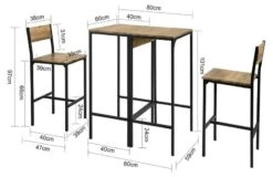 2 X Table De Bar + 2 X Chaises OGT42-F -Sobuy 5aab19562b0f42b5a62f3997698623ce.cropped 51 368 1405 911.processed