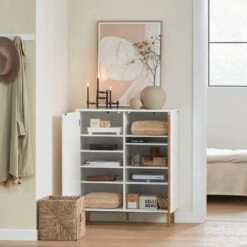 Buffet Bahut FSB70-W -Sobuy 5ad4cd63bc6b4725a7dcbf656d1ee217