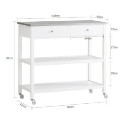 Desserte De Cuisine FKW47-SCH 29 Desserte De Cuisine FKW47-SCH -Sobuy 60323e6b35e543ebbb10f8e3c348ff48