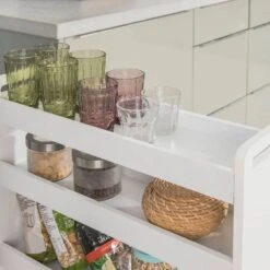 Étagère Roulettes NSR01-W -Sobuy 6109729823f440e4a6cc09adc9422042