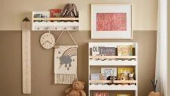 Bibliothèque Murale Enfant KMB77-W 10 Bibliothèque Murale Enfant KMB77-W -Sobuy 67a7569eee5942f9b7b4f9431e9ee049