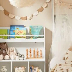 Bibliothèque Enfant KMB57-W -Sobuy 6835e269622f4033af305c30d6506736