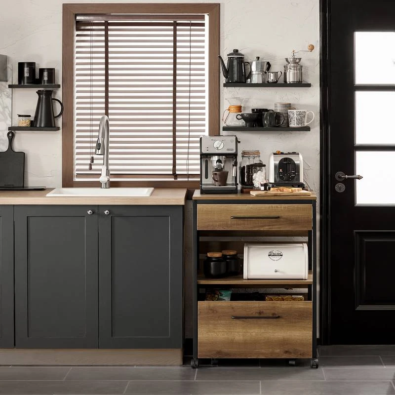 Desserte De Cuisine Roulante FKW118-PF 2 Desserte De Cuisine Roulante FKW118-PF – Image 2