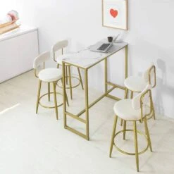 Table Haute Table De Bar FSB34-G -Sobuy 6e14c5021c5d4a2b89330eb5c4c57945