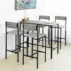 Table + 4 X Tabourets De Bar OGT14-HG