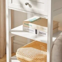 Table De Chevet Bout De Canapé FBT46-W -Sobuy 76ae8894faca4015911116c889cfcfec