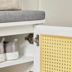 Banc De Rangement FSR126-W 16 Banc De Rangement FSR126-W -Sobuy 7bcd7991e7e3461bb1b5e461c5596cb3