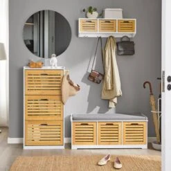 Armoire à Chaussures FSR108-W 20 Armoire à Chaussures FSR108-W -Sobuy 7ca7feafdfa54c61a025aa15d022ac7e