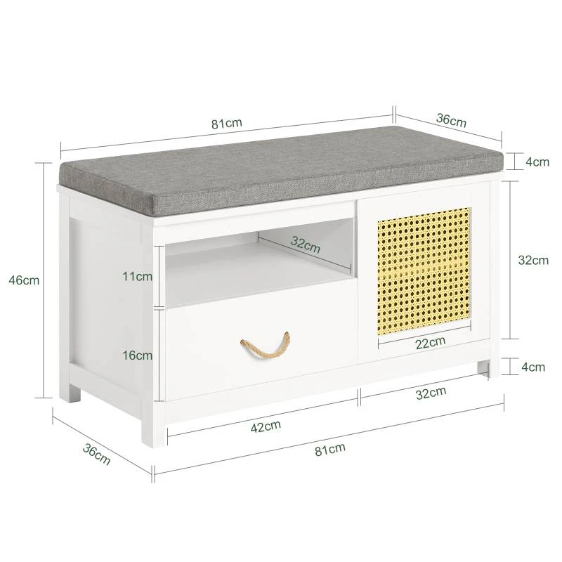 Banc De Rangement FSR126-W 9 Banc De Rangement FSR126-W – Image 9