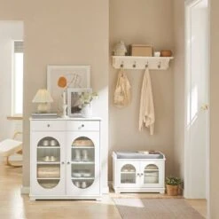 Meuble D'Entrée FSB68-W -Sobuy 81469a656510473bac4843a036947d3a