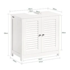 Meuble Sous Vasque FRG237-W -Sobuy 830b9a1c210f463ebe0d5a2aa7cbf7b3