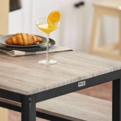 Table à Manger + 2 X Bancs OGT25-N -Sobuy 896d33925e34442aa42fad507678b9cf
