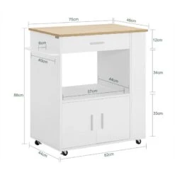 Desserte Roulante FKW113-WN -Sobuy 8ba9ea2edb1e4f2b85e9fce984532018