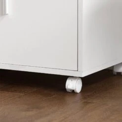 Desserte Micro-onde à Roulettes FRG241-W -Sobuy 8e65294e3d354536a921a1b419858aa6