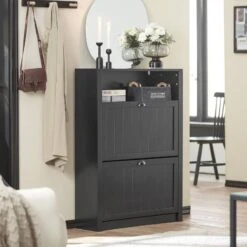 Commode à Chaussures FSR87-W -Sobuy 8ee9c008dcbc48d5a458d296aac02234