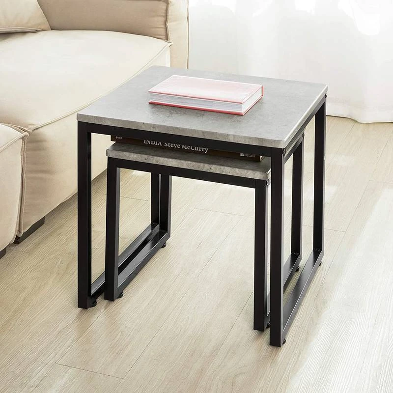 Lot De 2 Tables Basses Gigognes FBT42-HG 4 Lot De 2 Tables Basses Gigognes FBT42-HG – Image 4