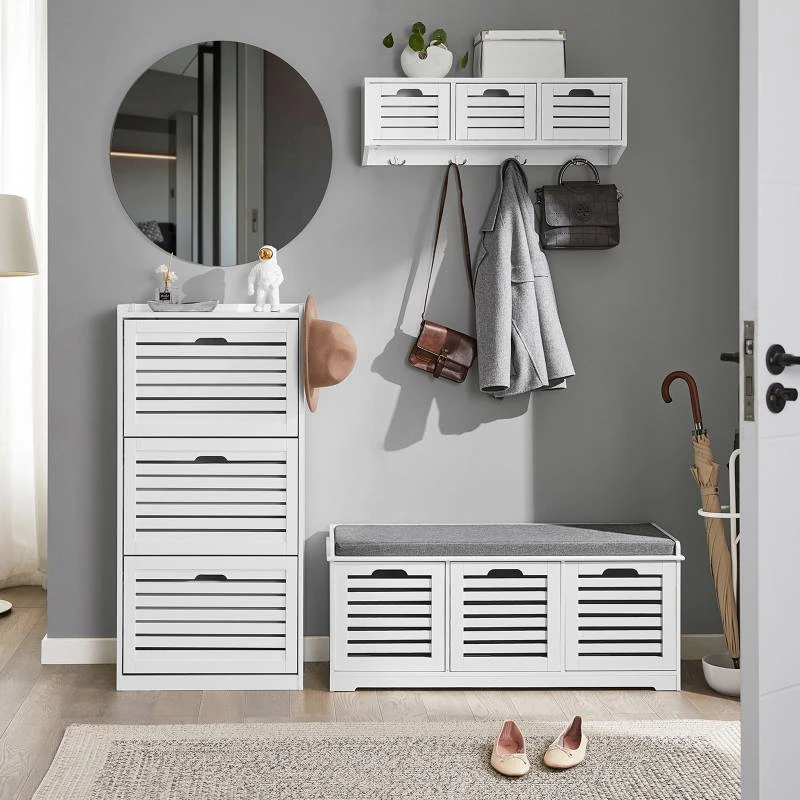 Armoire à Chaussures FSR108-W 2 Armoire à Chaussures FSR108-W – Image 2