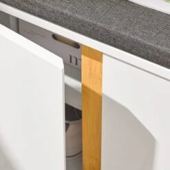 Banc à Chaussures FSR117-W -Sobuy 98e6890410e949ee95259d31eef5ae46