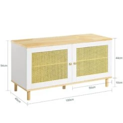 Banc De Rangement FSR103-WN -Sobuy 9fc786070af640179b3d3f25c22895ec