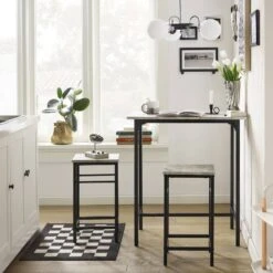 Table + 2 X Tabourets De Bar OGT10-HG -Sobuy a04485e5a0884023833276e19a0d37cc