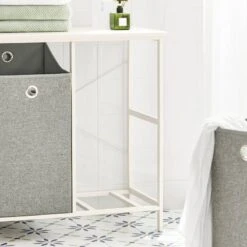 Meuble Panier à Linge BZR57-W -Sobuy a60a7ac6029b458c90018bfcd624679f