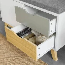 Banc De Rangment FSR92-W -Sobuy aa4741721cda4d6f8e6b0892be41e246