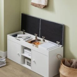 Banc à Chaussures FSR96-W -Sobuy aab23a3bf1624f2d9585bff1204bbabb