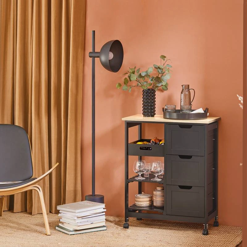 Desserte De Cuisine Roulante FKW79-SCH 2 Desserte De Cuisine Roulante FKW79-SCH – Image 2