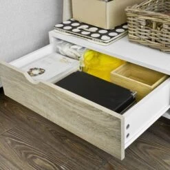 Bibliothèque Étagère échelle FRG112-WN 10 Bibliothèque Étagère échelle FRG112-WN -Sobuy b02ecdd30781459abd1de20fc7a17c40